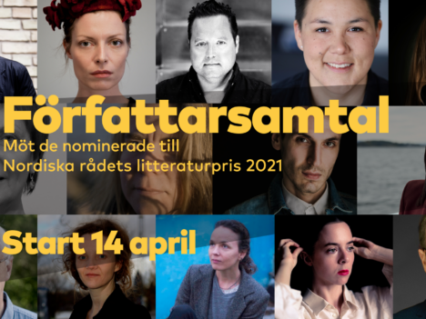 LIVE Författarsamtal. Möt de nominerade till Nordiska rådets litteraturpris 2021. Start 14 April.