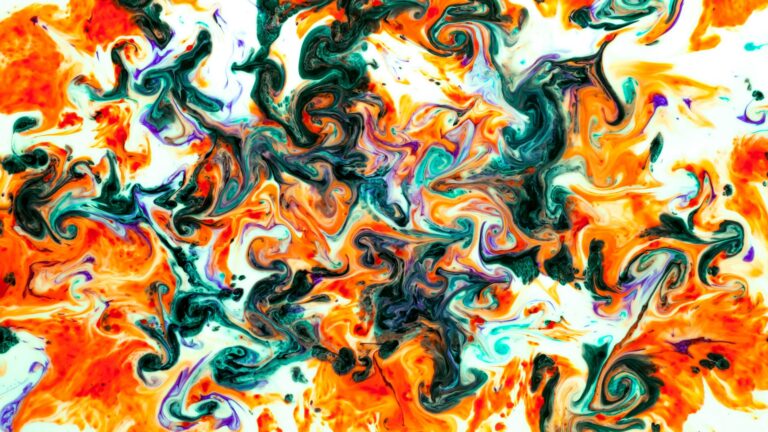 orange, green and white colour