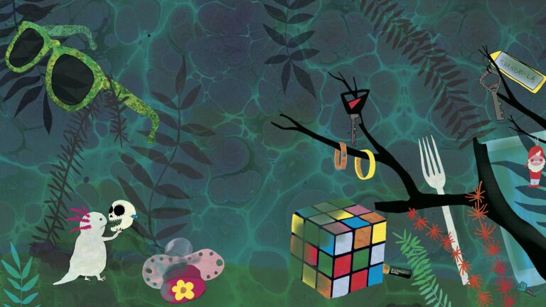 Bild ur bilderboken "Mitt bottenliv" av Linda Bondestam