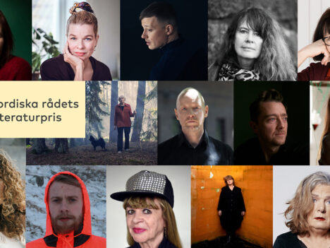 Porträttbilder av de nominerade till Nordiska rådets litteraturpris 2022