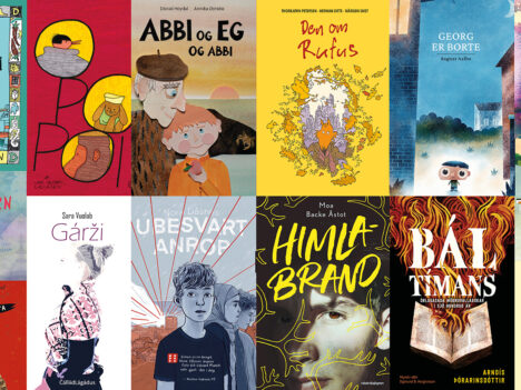 Omslagsbilder för nomineringarna till Nordiska rådets barn- och ungdomslitteraturpris 2022