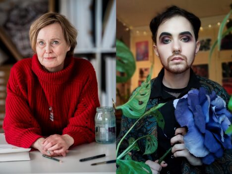 Protraits of Elias Ericson and Anneli Furmark