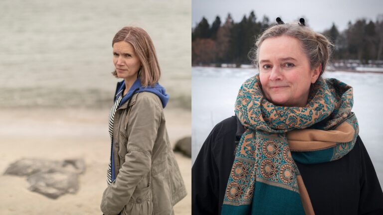 Porträttbilder av Marjun Syderbø Kjelnæs och Annika Luther