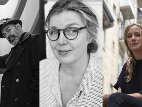 Porträtt av Kianoush Ramezani, Siri Dokken och Karin Z Sunvisson