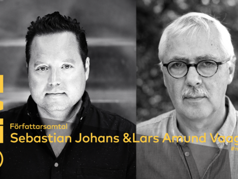 Sebastian Johans & Lars Amund Vaage. LIVE, Författarsamtal, #nrlitt