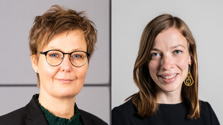 Porträtt av Annika Hambrudd och Li Andersson